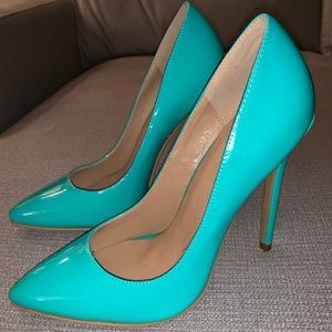 Cult Of Coquette Turquoise Pumps